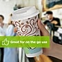 Dixie Reclosable Polypropylene Hot Cup Lid, 10/12/16/20 oz. Cup, White, 1000/Carton (DSL9542)~#|#~2B57D3ED-EB3F-4171-A8921A6B8D1A11FF_sc7