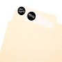 Avery Color-Coding Labels on 4" x 6" Sheets, 3/4" Dia, Black, Non-Printable, 1,008 Labels/Pack (5459)~#|#~2B584392-D6F6-4A42-887EF4A64DF5C1C1_sc7