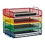 Mind Reader Metal Side Loading Stackable Letter Tray, Multi Colored (DSTACK4-ASST)~#|#~2B58E619-5E0F-4F7A-A8781A303EE84C22_sc7