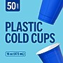 Perk™ Plastic Cold Cup, 16 Oz., Blue, 50/Pack (PK45561)~#|#~2B5BBBE5-715C-47B0-954FB719CF0A3B2D_sc7