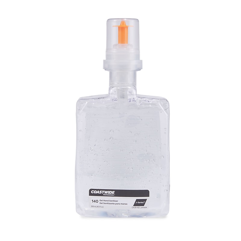 Coastwide Professional 70% Alcohol Gel Hand Sanitizer Refill for J-Series, 1200 mL, 2/Carton (CWJSR-HSG) image 1