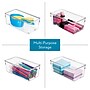 iDesign Linus Plastic Drawer Organizer, Clear, 2/Set (52830M2)~#|#~2B615CA1-58C0-4C1F-BF19BAF437DCD01A_sc7