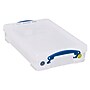 Really Useful Box 4.23 Quart Storage Box with Latching Lid, Plastic, Clear (4L CL)~#|#~2B62A3DA-86CA-4B3D-84134049FE19D6B8_sc7