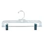Nahanco 12" Plastic Super Heavy Weight Skirt/Slack Hanger, Clear, 100/Box (611RC)~#|#~2B658B69-1FC8-4750-A31917FA339D873D_sc7