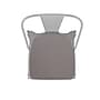 Flash Furniture Perry Indoor-Outdoor Stackable Chair, White with Gray Seat (CH31230WHPL1G)~#|#~2B662C74-0A80-4204-B1C2E7433E3F0805_sc7