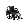 Medline Guardian K1 Wheelchair, 18" Seat Width, Desk Length Arms, Swing-Away Footrest, Black (K1186N22S) ~#|#~2B67C9C8-276A-434E-B14C50E512CAAD2D_sc7