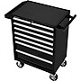 Global Industrial 26-3/8" x 18-1/8" x 37-13/16" 7 Drawer Roller Tool Cabinet, Black ~#|#~2B67CEAE-F38A-4A00-8282AE6F724DC49D_sc7
