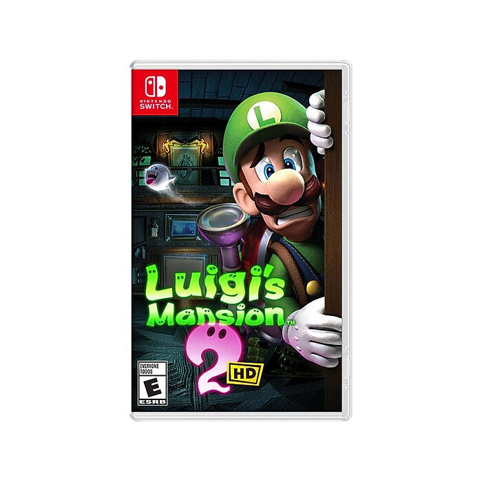 ◆まとめ売り2点　新品未開封　マリオデラックス & Luigi Mansion Nintendo Luigi's Mansion 2 HD, Nintendo Switch (HACPBANRA) | Staples