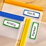Avery Water-Resistant Laser/Inkjet ID Labels on 4" x 6" Sheets, 1-1/4" x 3-1/2", Assorted Border Colors, 20 Labels/Pack (41413)~#|#~2B692E3C-EF22-48C4-B9B659A485D9227C_sc7