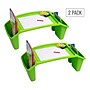 Mind Reader 10.75" x 22.25" Plastic Kids' Lap Desk Activity Tray, Green, 2/Pack (2KIDLAP-GRN)~#|#~2B6B61CD-675C-46F6-976BBDA8A585598F_sc7