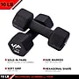 Jfit 10 lb. Neoprene Dumbbells, Black (J-DBN10SET)~#|#~2B6E5616-E92B-482A-A9CC4ECC01672773_sc7