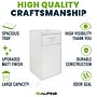 Alpine Industries Wood Trash Can, 40 Gallon, White (476-WHI)~#|#~2B6F6446-76D1-4688-8C498DD46A6A433F_sc7