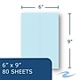 Roaring Spring Enviroshades Steno Notebook, 6" x 9", 80 Sheets/Pad, Gregg Ruled, Recycled Blue Paper, 4 Books/Pk (12284)~#|#~2B70823C-4C20-4E9A-8C233C256306F7A1_sc7