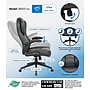 Boss Office Products Ergonomic Vinyl Swivel Executive Chair, Black (B8551-BK)~#|#~2B71BB4D-0118-442F-A3C478857AC2536E_sc7