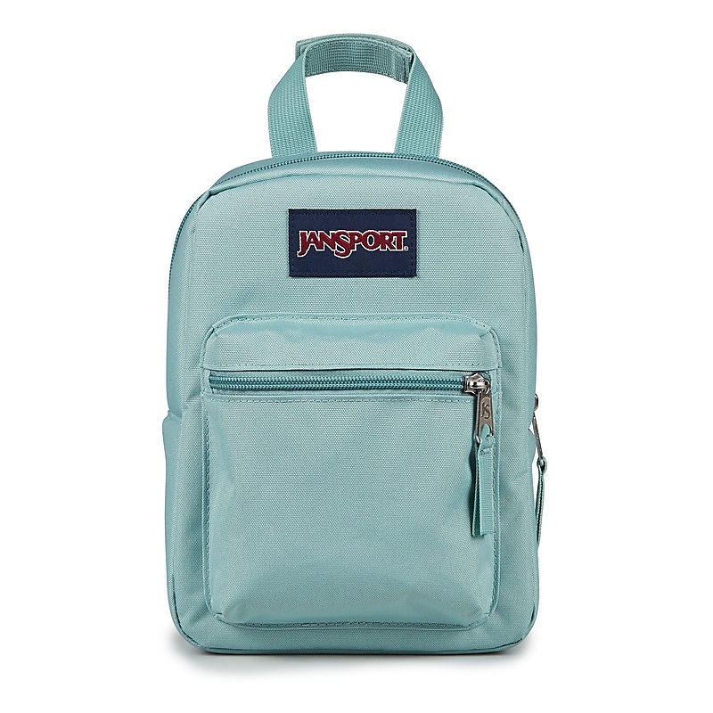 JanSport Big Break Insulated Lunch Bag, 2-Compartment, Faded Sage, 8 oz. (JS0A352LLA8) image 1
