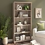 Bush Furniture Cabot 66"H 5-Shelf Bookcase with Adjustable Shelves, Ash Gray (WC31266)~#|#~2B75105B-0AFD-4A36-8A2F47D0DE86EDA6_sc7