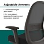 Workplace2.0™ Bedford Fabric Task Stool with Footrest and Lumbar Support, Black (UN60992)~#|#~2B75B2DE-E872-4141-B4644E8861E79E4C_sc7