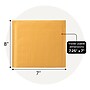 Staples Self‑Seal Bubble Cushioned CD/DVD Mailers, 7.25” x 8”, Kraft — 25/Carton~#|#~2B79F570-EBD3-4370-AC54BD68494AA705_sc7