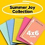 Post-it Super Sticky Notes, 4" x 6", Summer Joy Collection, Lined, 90 Sheet/Pad, 5 Pads/Pack (660-5SSJOY)~#|#~2B7F7C57-5D97-464E-A2F236FC4819B5C7_sc7