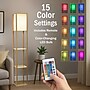 Simple Designs Etagere Organizer 62.5" Floor Lamp with Rectangular Shade, Tan (LF1014-TAN-CCLB)~#|#~2B84AEFF-B181-4B18-8A712EFDF4FE1038_sc7