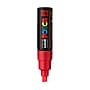POSCA PC-8K Water Based Paint Marker, Broad Chisel Tip, Fluorescent Red, 2/Pack (UBCPC8KFRED-2)~#|#~2B8F5EE4-80EE-4103-84AD939AA0D7876F_sc7