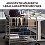 Fellowes 2-Shelf Metal Mobile Mail Cart with Dual Wheel Front Casters, Chrome (40912)~#|#~2B971C02-7E2C-4497-9EEC899FB99A5807_sc7
