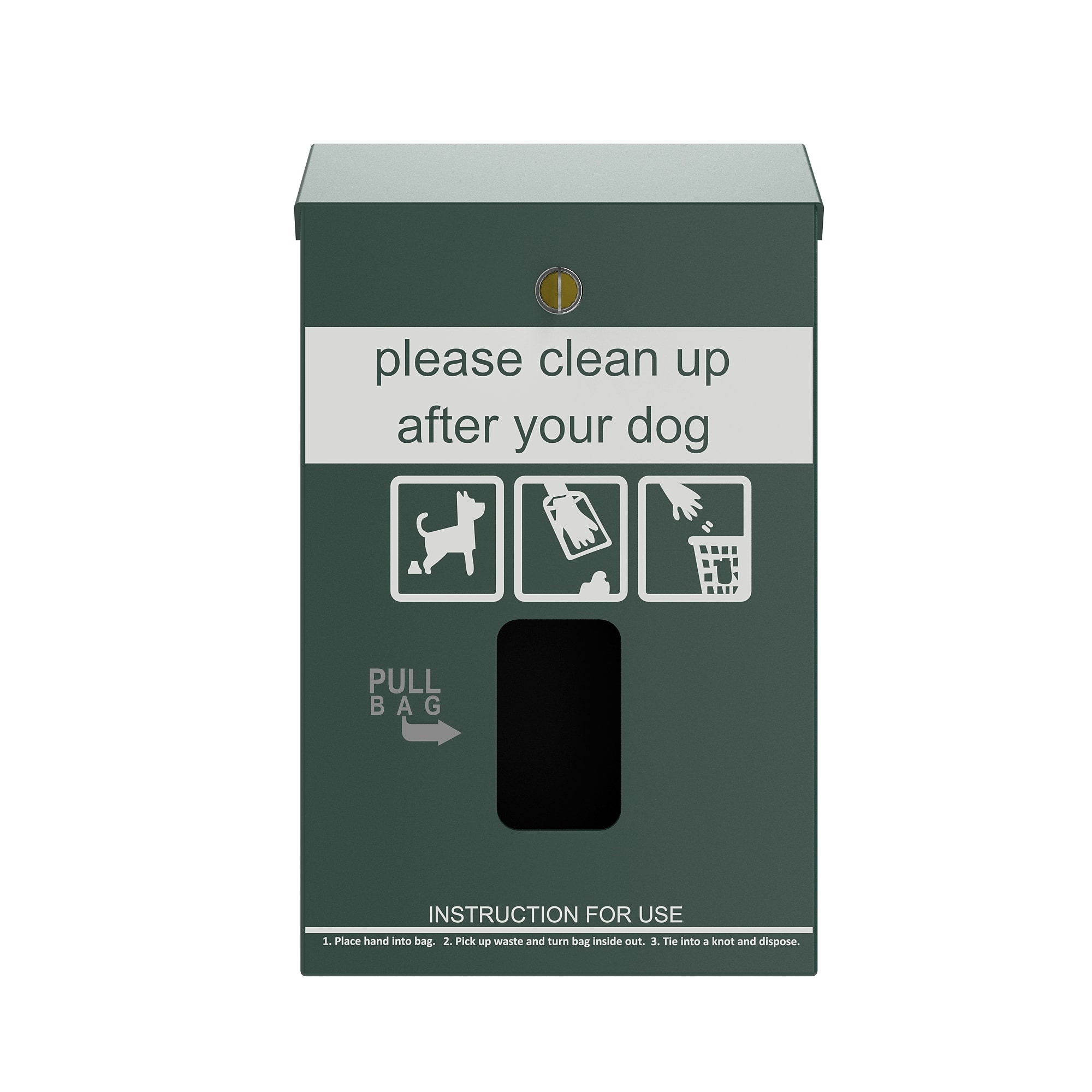 Furloo Wall-Mounted Pet Waste Header Bag Dispenser, 800 Bag Capacity, Green (FLO13H-D-G) Sansujyuku sansujyuku.com