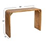 Storied Home Modern Waterfall Edge Mango Wood Console Table, Natural (EC1720)~#|#~2B9BD0F6-AB5C-442D-91DDCB3EE5D0FCA9_sc7