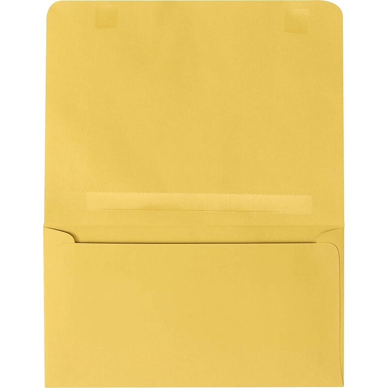 JAM Paper #6 Booklet Envelopes, 4 1/4" x 6 1/2", Goldenrod, 50/Pack (R3871-50) image 1