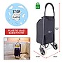 Dbest Trolley Dolly Sport Foldable Rolling Grocery Cart, Black (01-916)~#|#~2B9D8589-0EE1-4FF6-81E843A821E8EAAF_sc7