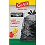 Glad Quick-Tie 39 Gallon Lawn & Leaf Bag, Black, 12 Total Bags (70028)~#|#~2B9FEDD0-496D-4103-A6119DC9322213C4_sc7