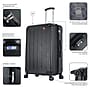 DUKAP Intely 28" Hardside Suitcase, 4-Wheeled Spinner, TSA Checkpoint Friendly, Black (DKINT00M-BLK)~#|#~2BA18E27-C626-468D-986AE7EDA4AAB44D_sc7