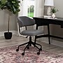 Linon Home Decor Products Tristan Armless Fabric Swivel Computer and Desk Chair, Black (178535BLACK01U)~#|#~2BA28F35-3975-4618-A5069C14C6498394_sc7