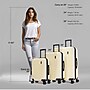 DUKAP Zahav 3-Piece Hardside Spinner Luggage Set, TSA Checkpoint Friendly, Sand (DKZAHSML-SAN)~#|#~2BA3660A-C5B0-4569-97A744BA2A856101_sc7