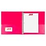 JAM Paper 1" 3-Ring Flexible Poly Binder, Fuchsia Pink (PB75239FU)~#|#~2BAC9357-A4CD-4FBF-AEF7D278D7655B06_sc7