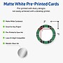 Avery Silver-Green Plaid Matte Blank Card, White, 120/Pack (S00-FJ8)~#|#~2BB22EB8-1C80-43A6-958E8E7D7B26CC79_sc7