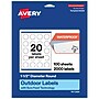 Avery Waterproof Round Laser Multipurpose Labels, 1.5" Dia., White, 2000/Box (19479399427)~#|#~2BB747A3-C6F6-4507-B169EA23B1EDDCBB_sc7