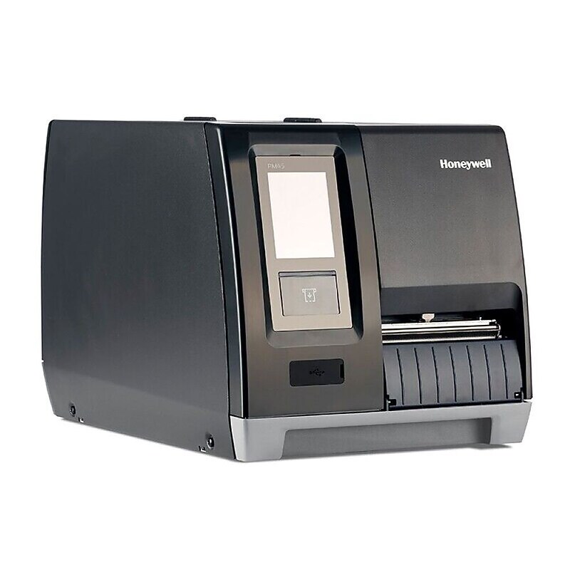 Honeywell PM45G10010030201 PM45 Thermal Transfer Label Printer, Ethernet/Serial/USB/Parallel, Black image 1