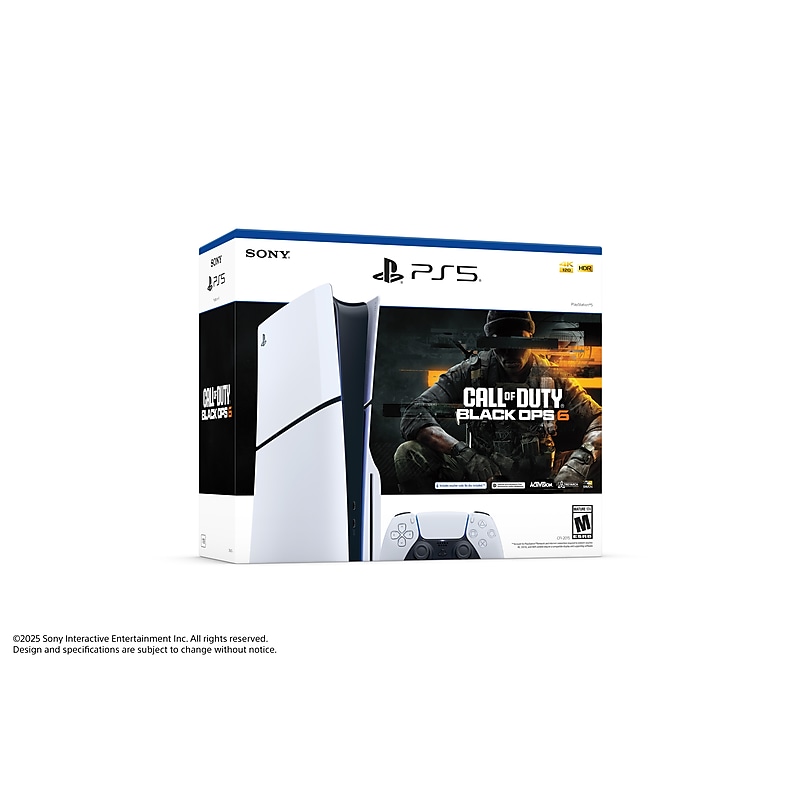 PlayStation 5 Slim Console 1TB SSD Call of Duty: Black Ops 6 Bundle, White (1000049156) image 1