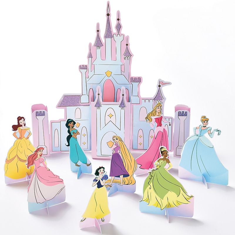 Party City Disney Princess Tabletop Decorating Kit, 9/Pack (AM2823572) image 1