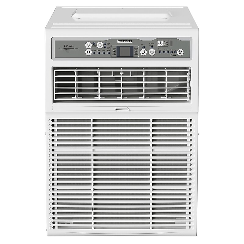 Durastar 115-Volt 10000 BTU 10000 (BTU DOE) Window Air Conditioner with Remote, White (DRCAC101XNA1) image 1