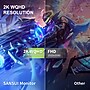 Sansui 27" Curved WQHD VA 200Hz Adaptive-Sync Gaming Monitor, Black (S27C1QK)~#|#~2BC486A4-16F8-4472-80B4729DFE3EC646_sc7