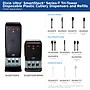 Dixie Ultra SmartStock Tri-Tower Cutlery Station Mini Plastic Dispenser, Heavy-Weight, Black (DUSSTDSP3MINI)~#|#~2BC5EA6D-DB08-4937-AE9C5E8F76F46C84_sc7