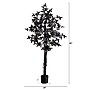 Nearly Natural Artificial Halloween Black Maple Tree, 5' (T5156)~#|#~2BC7F212-C0D7-454F-BB7C7666BF5F867A_sc7