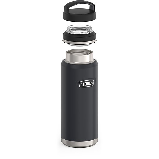 THERMOS　VECLOS EPS-700 CBS Thermos Icon Stainless Steel Vacuum Insulated, 40 oz., Granite