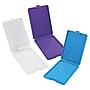 JAM Paper Plastic Storage Clipboard, Letter Size, Assorted Colors, 3/Pack (331CPBasstKIT)~#|#~2BCC4310-A19C-47D8-96A01F5FC7323786_sc7