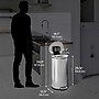iTouchless SoftStep Semi-Round Stainless Steel Step Trash Can with Hinged Lid, 7.93 Gallon (IP08DSS)~#|#~2BCEB9DA-FC9D-41DA-8DE74A67615C890E_sc7
