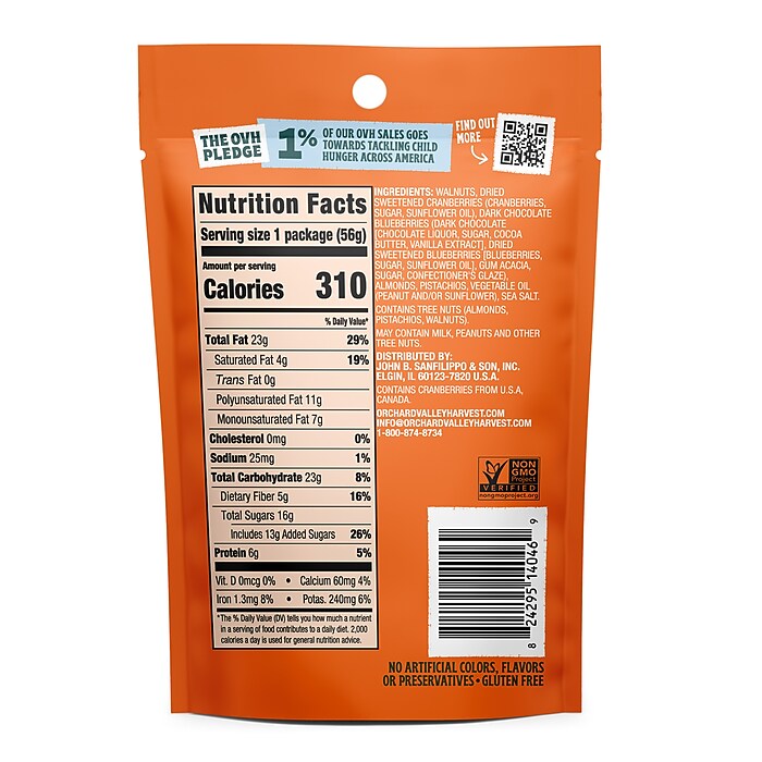 Orchard Valley Harvest Omega-3 Mix, 2 oz./14 ct. (JOH14046) | Staples