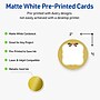Avery Gold-Metallic Berries Matte Blank Card, White, 120/Pack (S00-FGS)~#|#~2BDCDFBE-81FF-4106-9A40E36AC69B9A7F_sc7