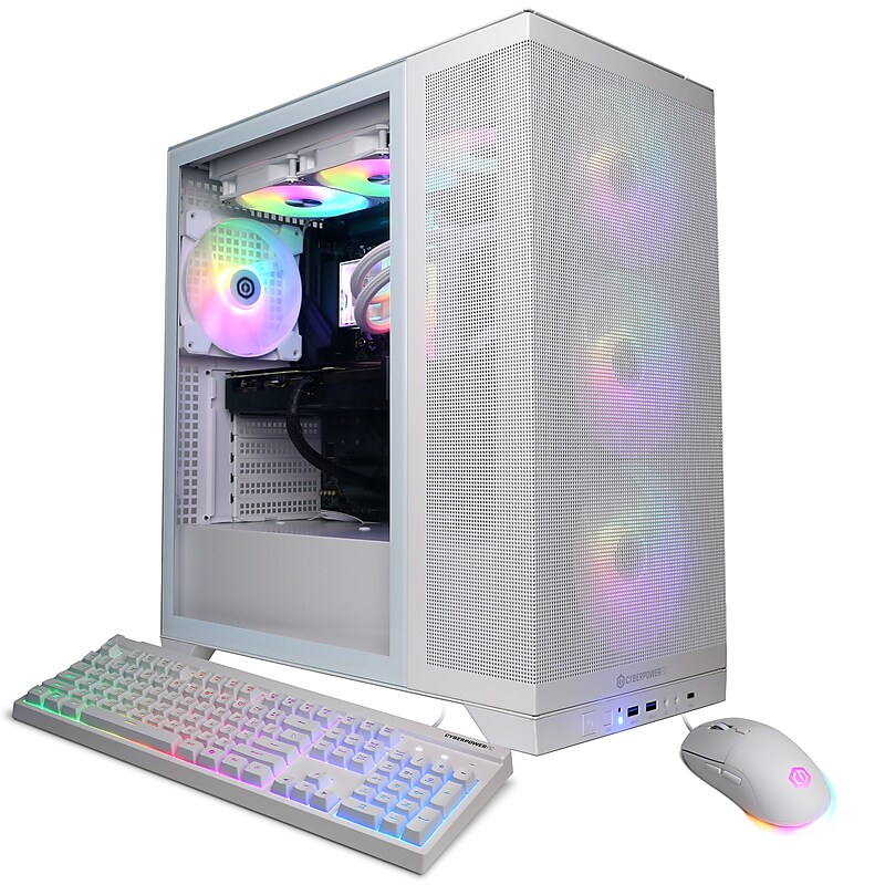 CyberPowerPC Gaming Desktop Computer, AMD Ryzen 7 9800X3D, GeForce RTX 5060 Ti 16GB, 32GB RAM, 2TB SSD, Windows 11 Home image 1